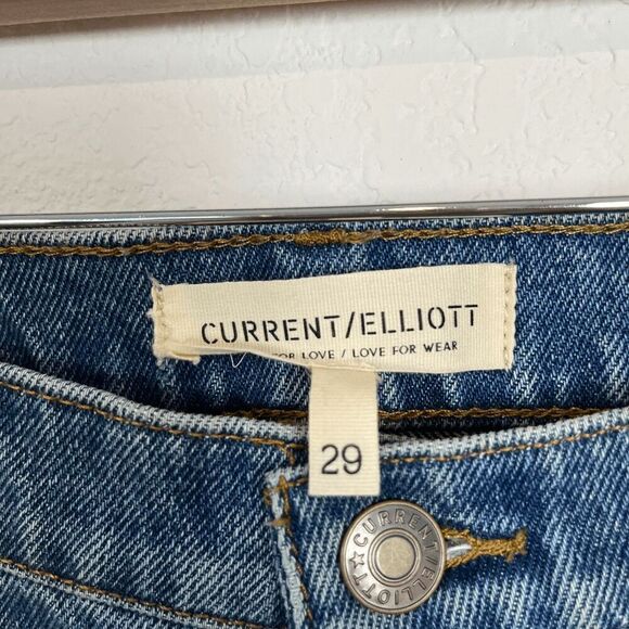 Current/Elliot Cloudburst Blue Denim The Boyfriend Jeans Women's Size 29 - Picture 6 of 7